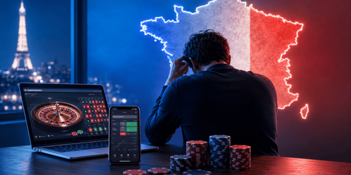 france flag heavy reliance on high rish online gamblers