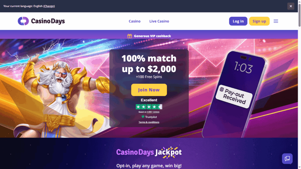 CasinoDays Casino