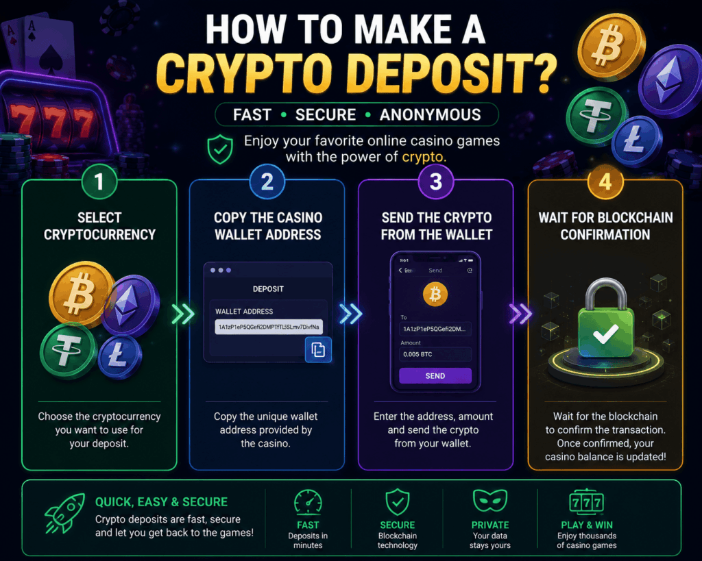 Guide to making a crypto casino deposit