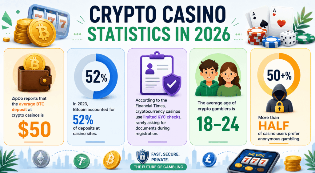 Cryptocurrency Casino Stats in 2026
