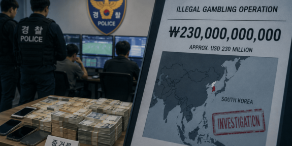 South Korea Police Expose $230M Illegal Gambling Scheme