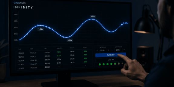 Galaxsys Launches Non-Stop Crash Game Infinity