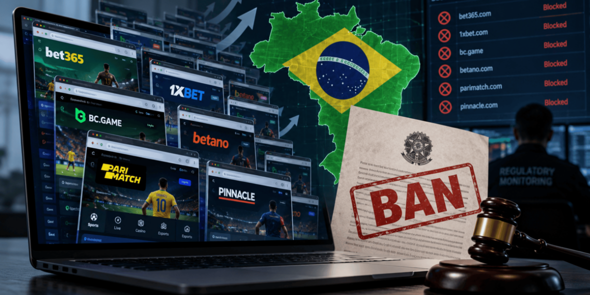 Brazil Sees Sharp Rise in Illegal Betting Sites After New Ban
